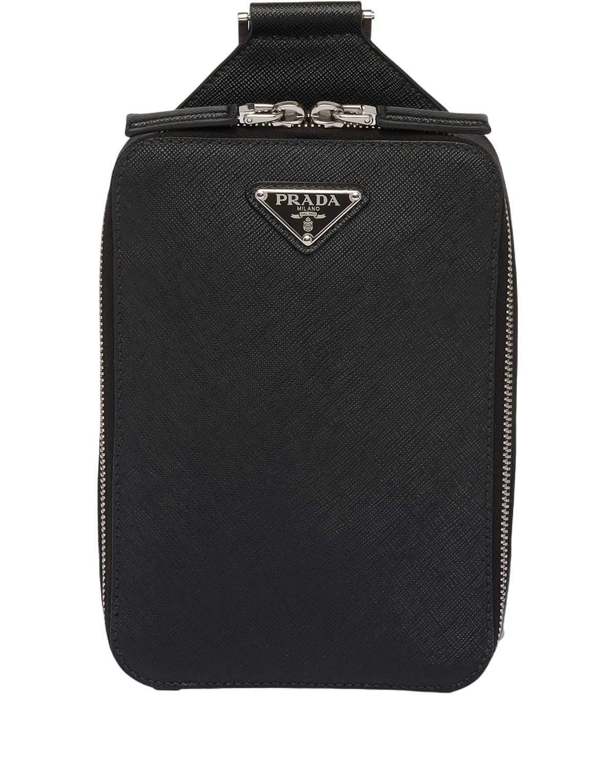 Prada Brique Saffiano Leather Bag
