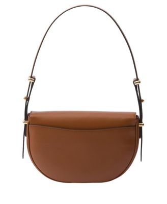 Arque Leather Shoulder Bag with Flap
