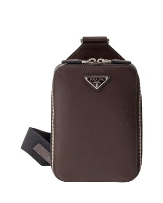 Brique Saffiano Leather Bag