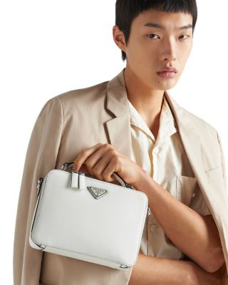  Brique Medium Saffiano Leather Bag