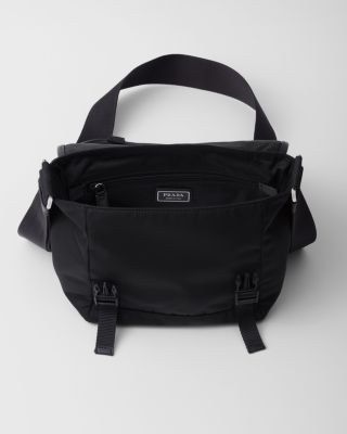 Re-Nylon and Saffiano Leather Shoulder Bag