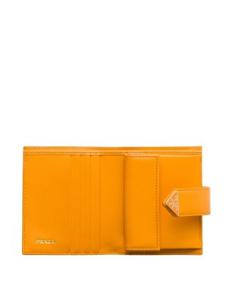 Small Saffiano and Smooth Leather Wallet