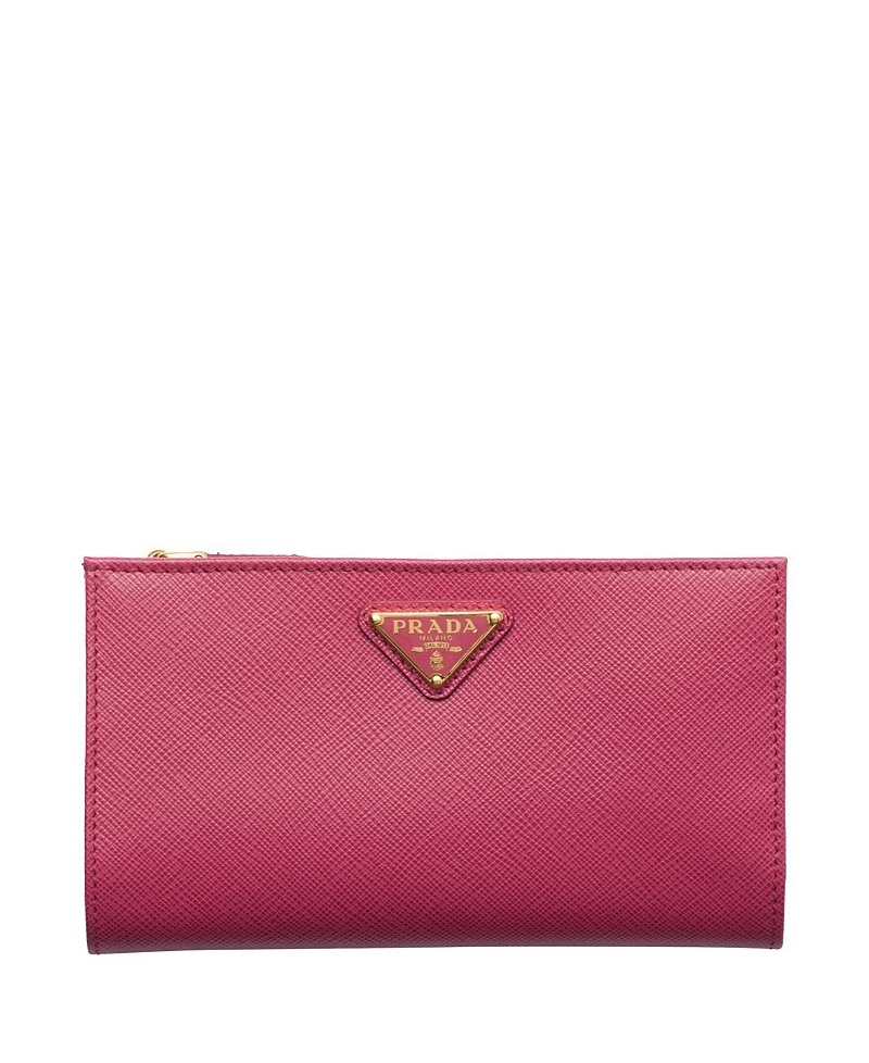 Prada Large Saffiano Leather Wallet