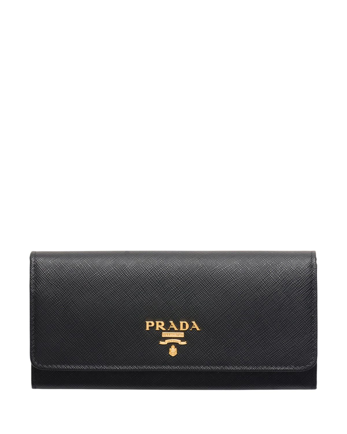 Prada Large Saffiano Leather Wallet