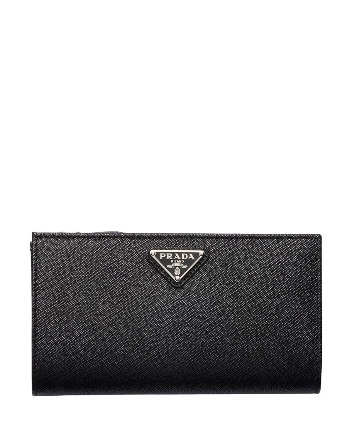 Prada Large Saffiano Leather Wallet