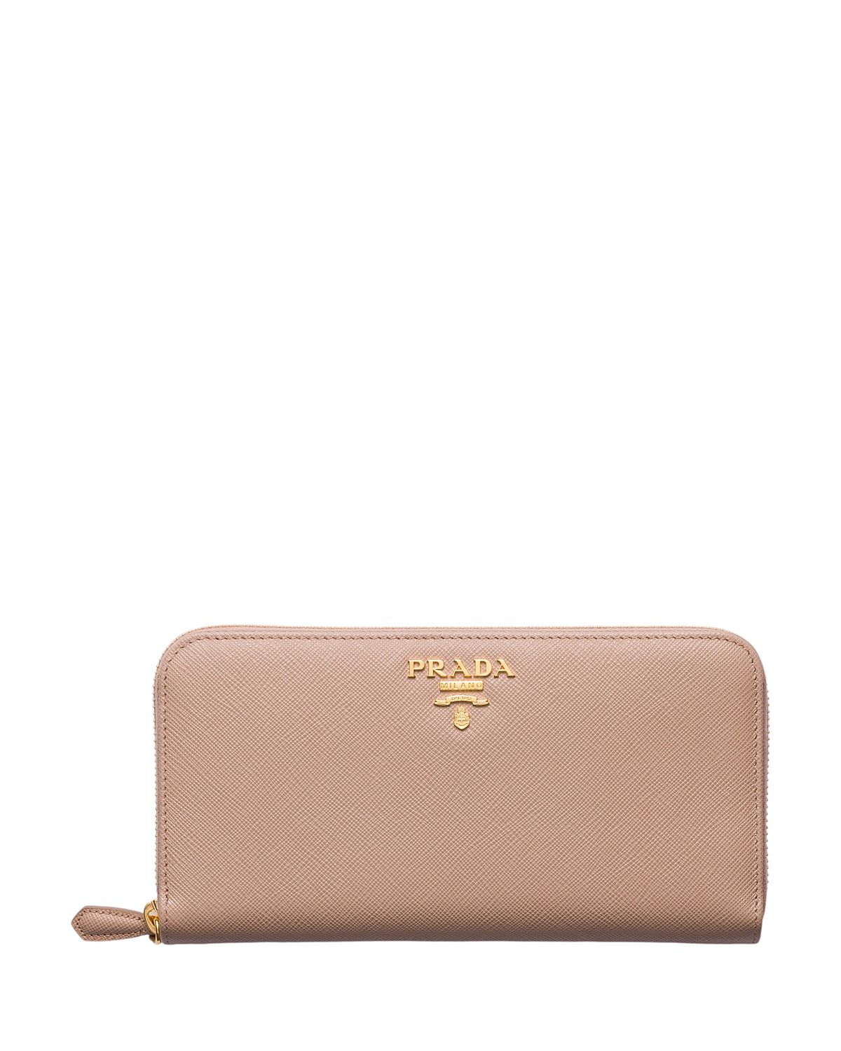 Prada Large Saffiano Leather Wallet