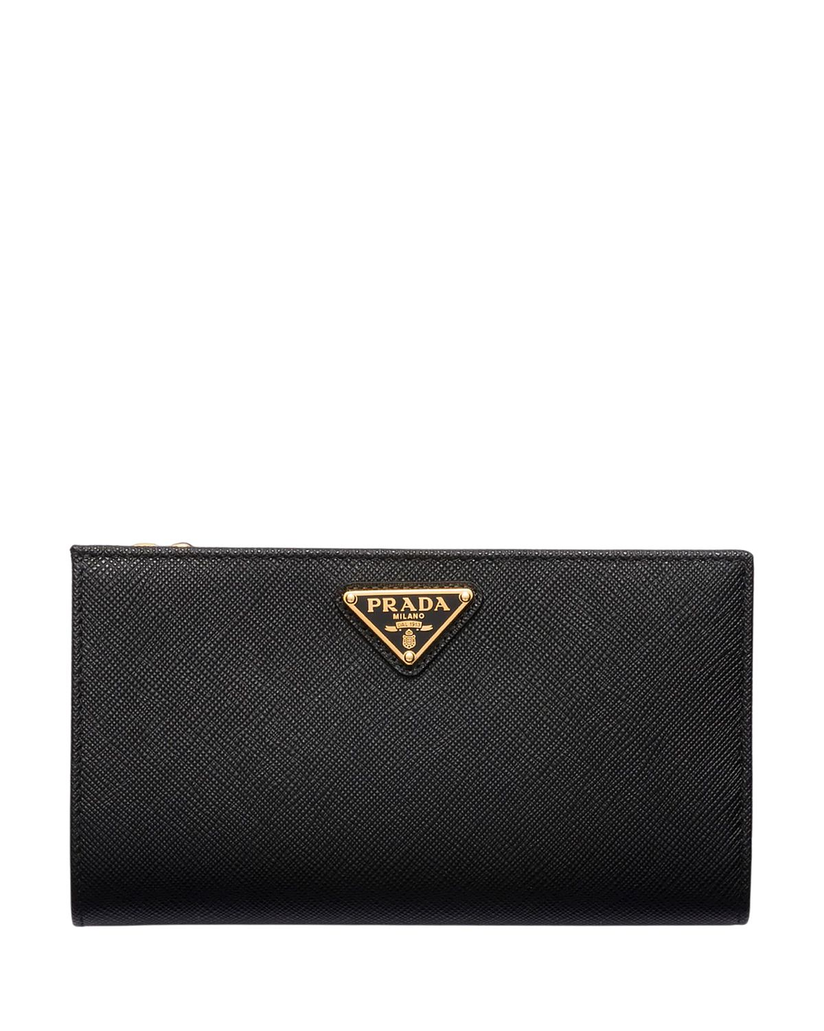 Prada Large Saffiano Leather Wallet