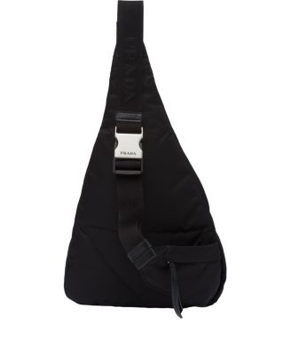 Re-Nylon and Leather Backpack