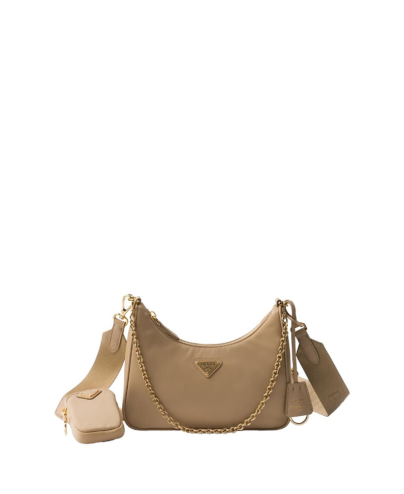 Shop Prada Re-edition 2005 Re-nylon Bag With Saffiano Mini Bag