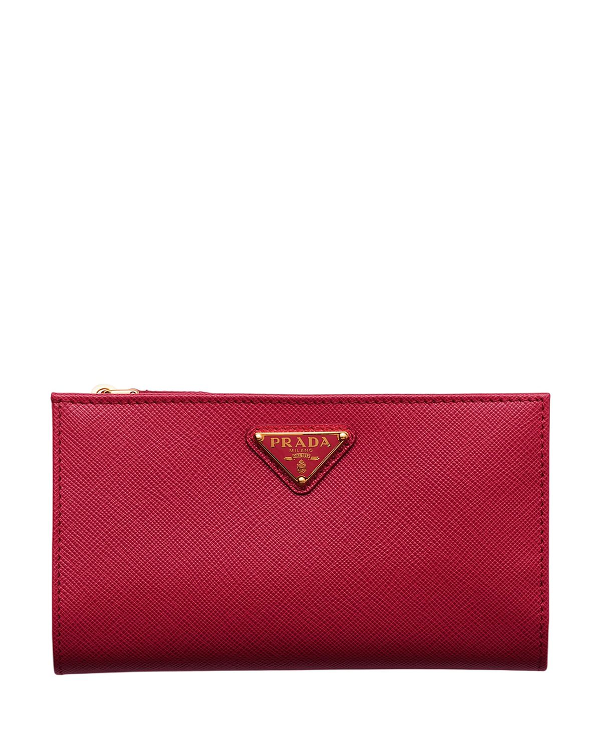 Prada Large Saffiano Leather Wallet