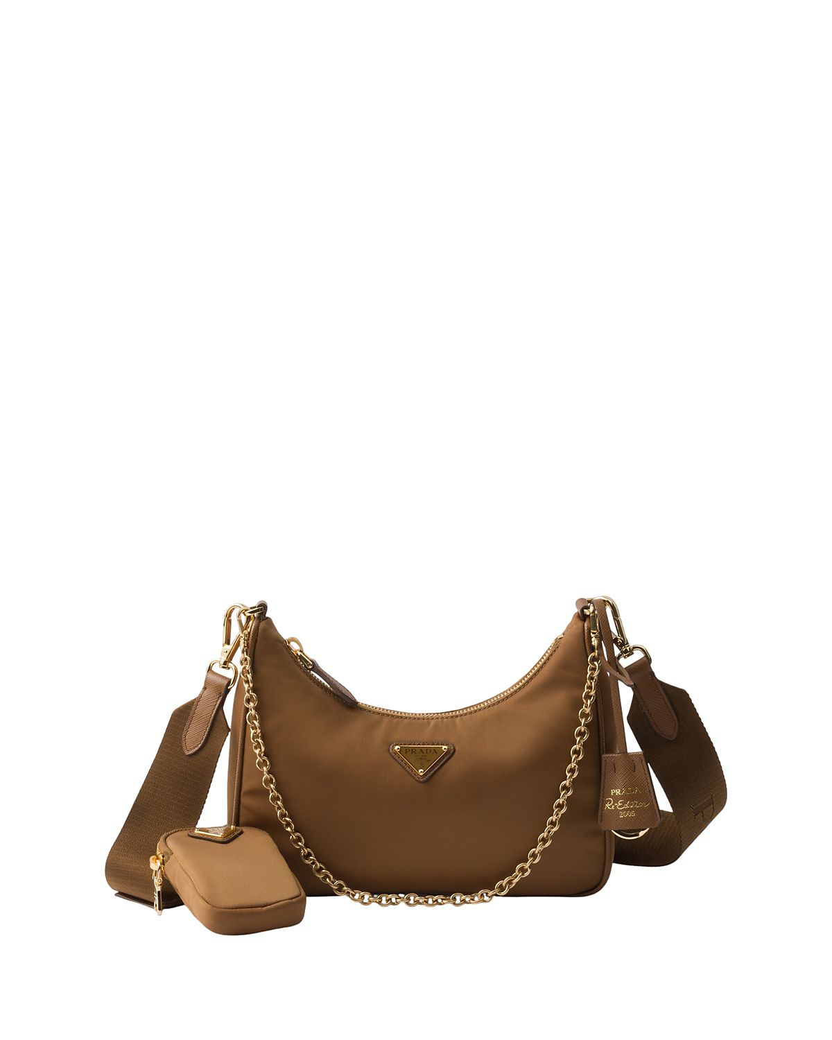 Prada Re-Edition 2005 Re-Nylon Bag with Saffiano Mini Bag