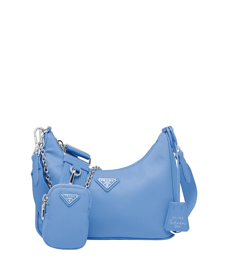 Prada Re-edition 2005 Re-nylon Bag With Saffiano Mini Bag