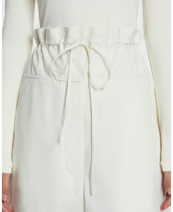 Women's Cotton Peplum Shorts