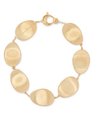 18K Yellow Gold Lunaria Petal Link Bracelet