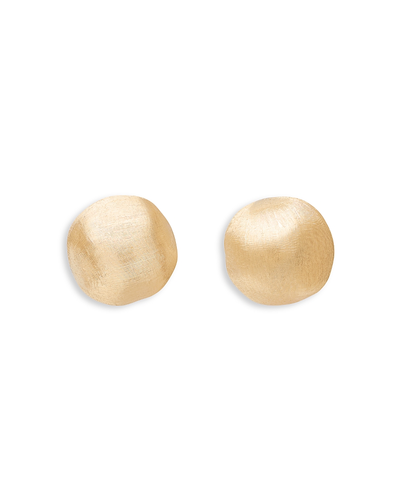 Shop Marco Bicego 18k Yellow Gold Africa Textured Stud Earrings
