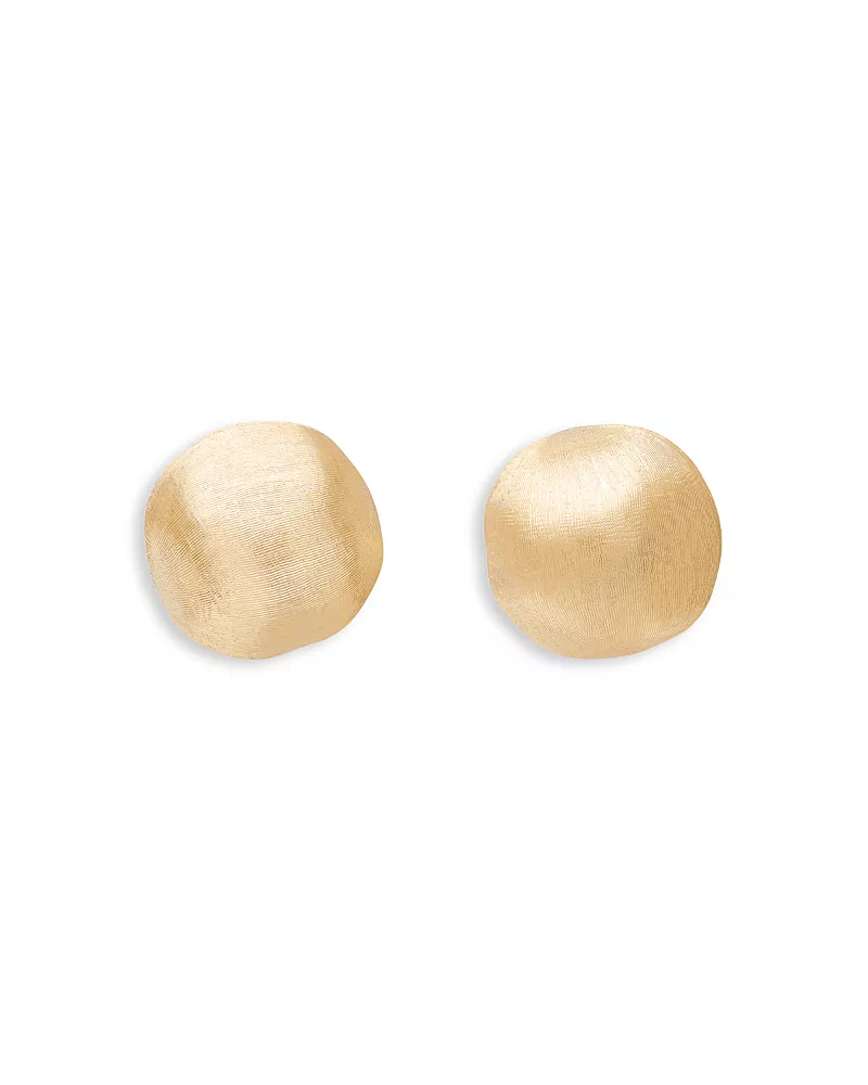 Marco Bicego 18K Yellow Gold Africa Textured Stud Earrings