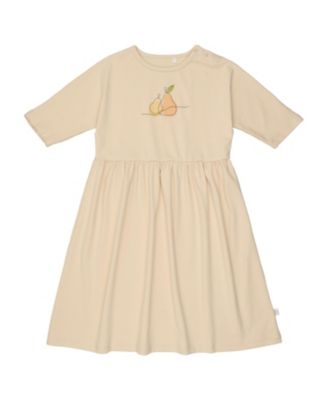 Pouf Baby - Girls' Pear Graphic 3/4 Sleeve Dress - Little Kid, Big Kid