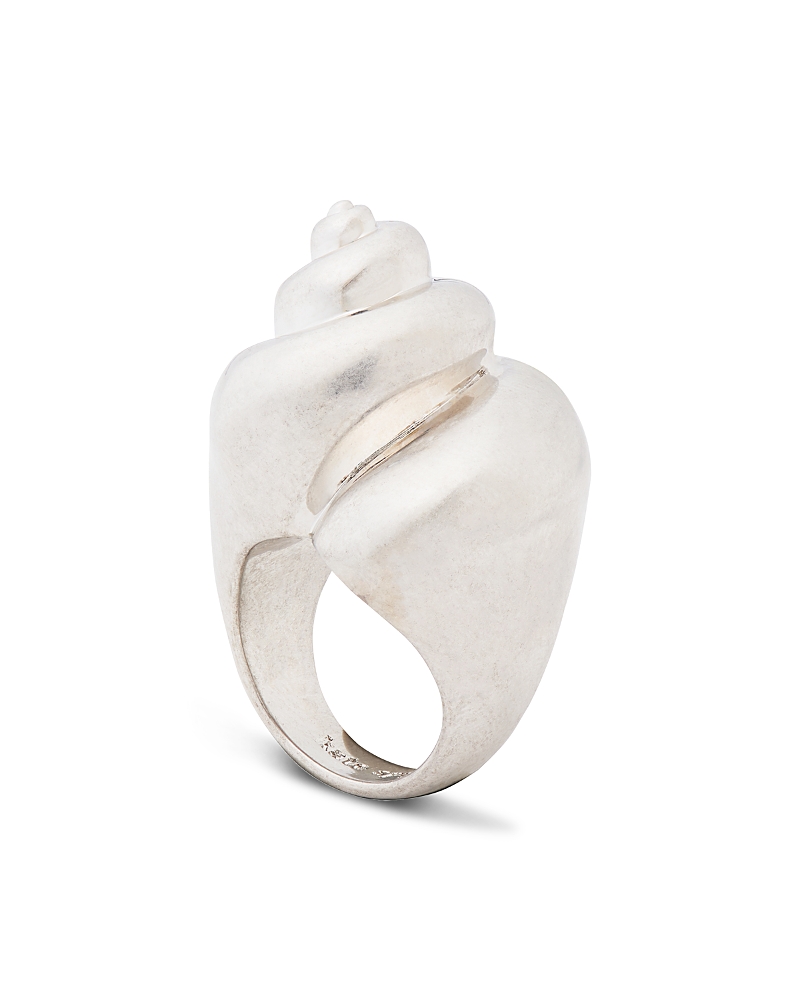 Kate Spade New York Shell Cocktail Ring In White