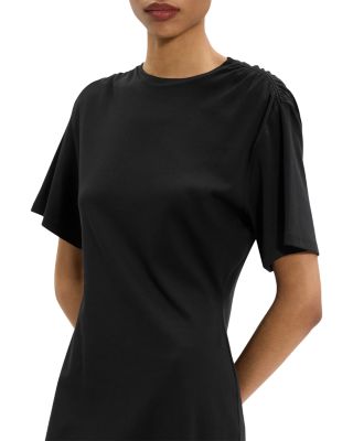 Ruched Shoulder Dress