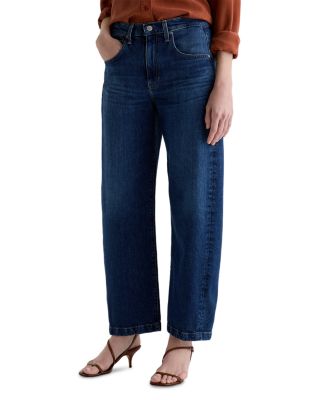 Hattie High Rise Cropped Barrel Jeans in VP Dynasty