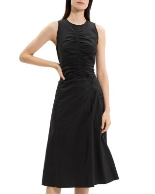 Ruched Sleeveless Dress