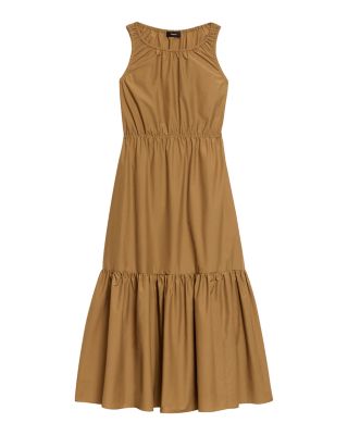 Sleeveless Gathered Tier Dress