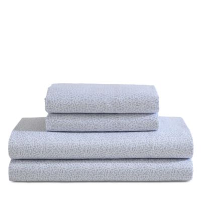 Printed Cotton Sateen 4 Piece Sheet Set