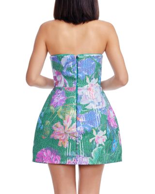 Amity Floral Sequin Mini Dress