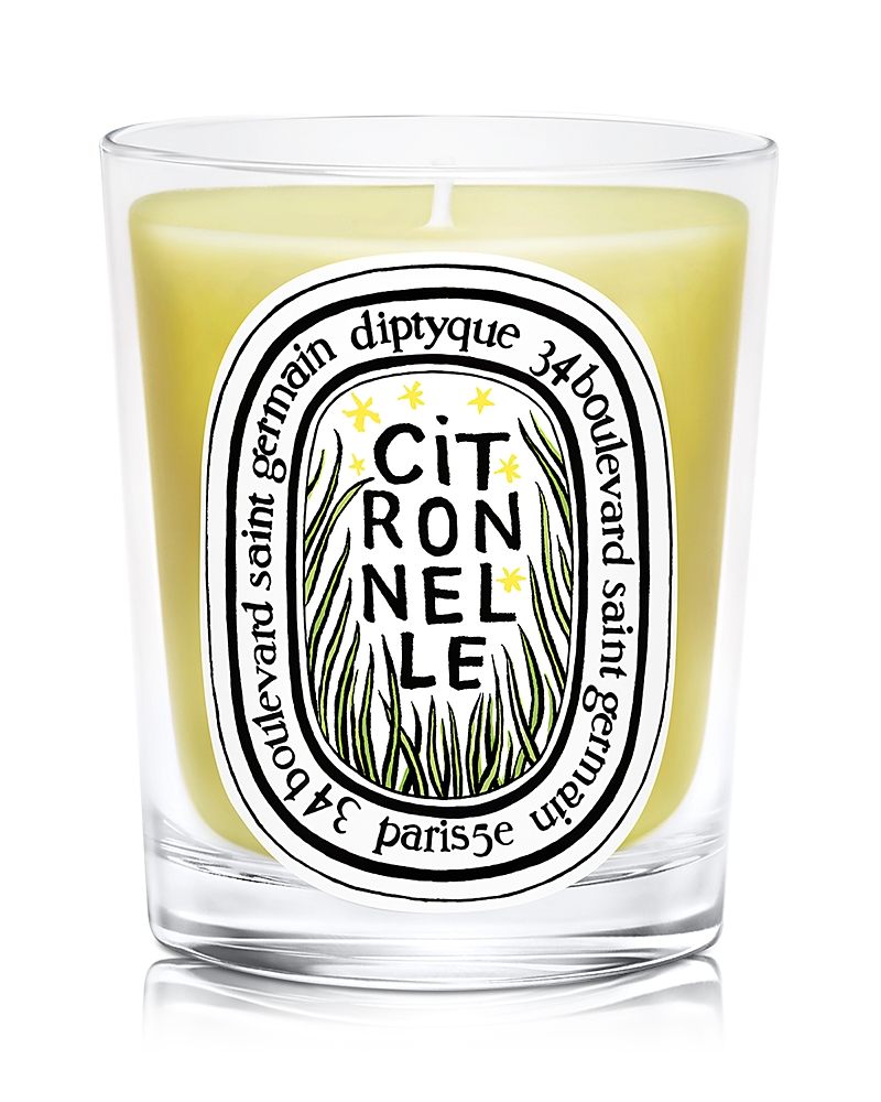 Diptyque Citronnelle (lemongrass) Classic Candle 6.7 Oz. In Yellow