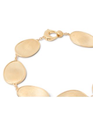 18K Yellow Gold Lunaria Petal Link Bracelet