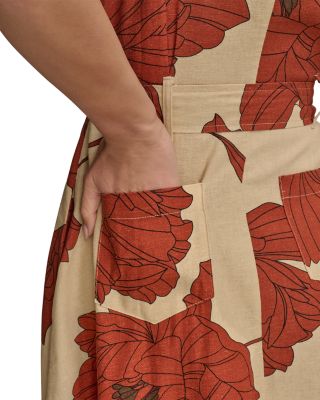 Linen Blend Shirtdress