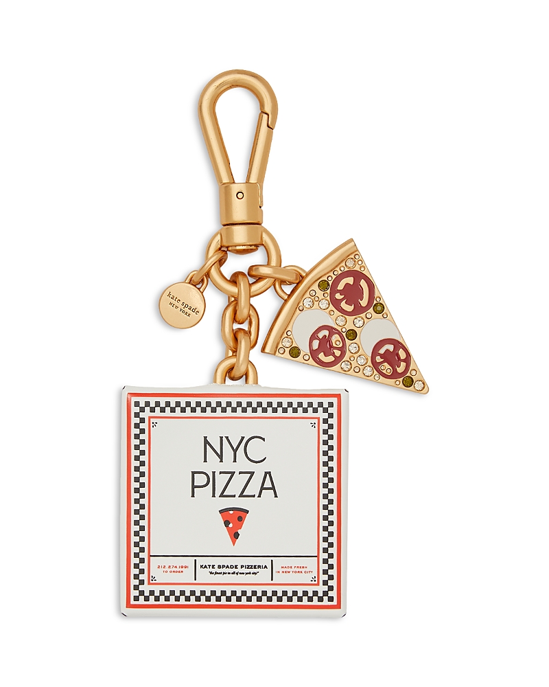 Kate Spade New York Slice Embossed Leather Key Fob