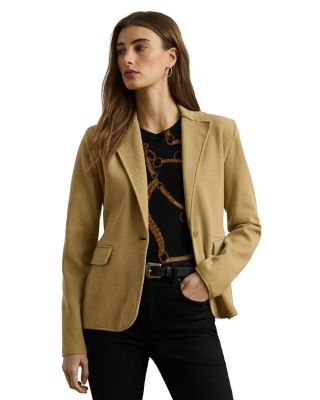 Cotton Blend Sweater Blazer