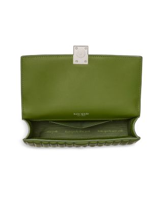 Deco Quilted Leather Mini Flap Chain Crossbody