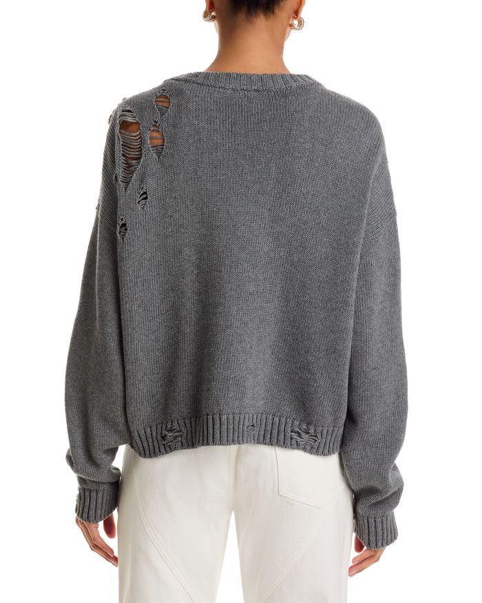 Distressed Rhinestone Cardigan