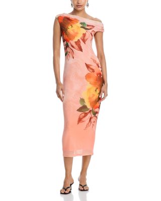 Holden Asymmetric Neck Dress