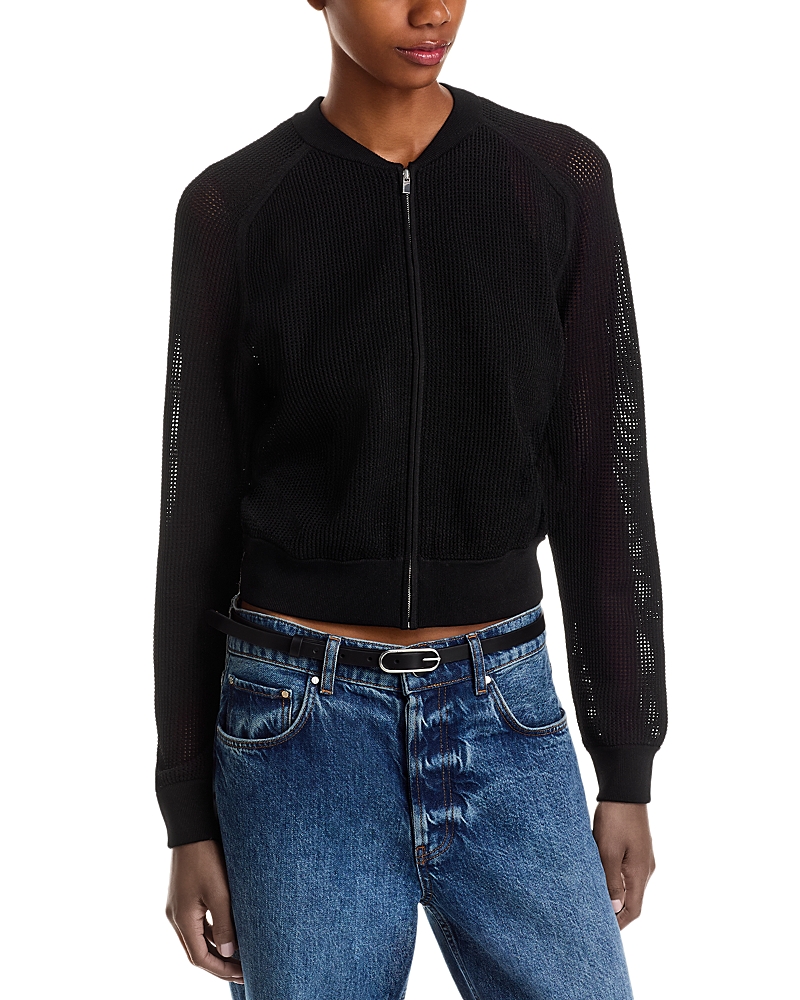THEORY CREWNECK CARDIGAN SWEATER