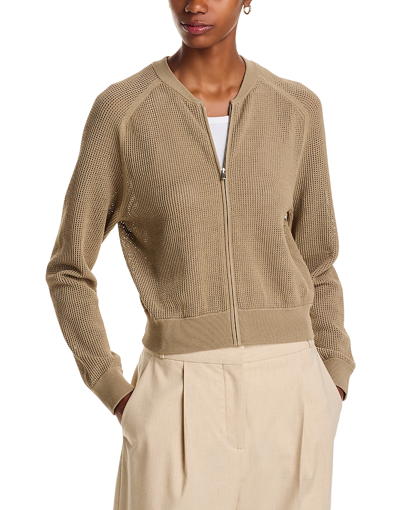 THEORY CREWNECK CARDIGAN SWEATER