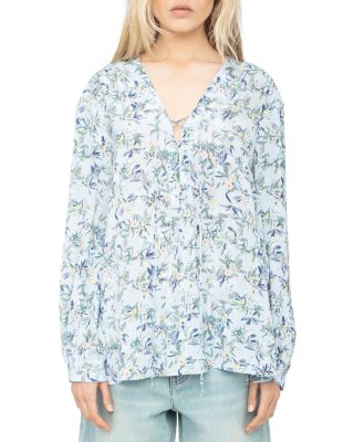 Tamela Silk Floral Blouse
