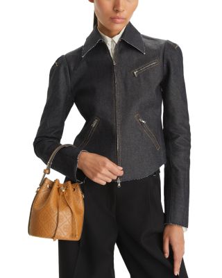T Monogram Leather Mini Bucket Bag