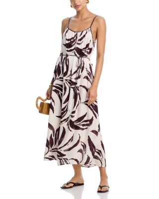 Shirred Cami Maxi Dress