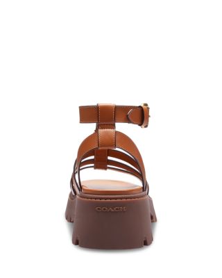 サンダル・ミュール [Coach]Sculpted C Platform Fisherman Sandals COACH】Sculpted 