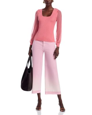 Sheer Sleeve Sweater