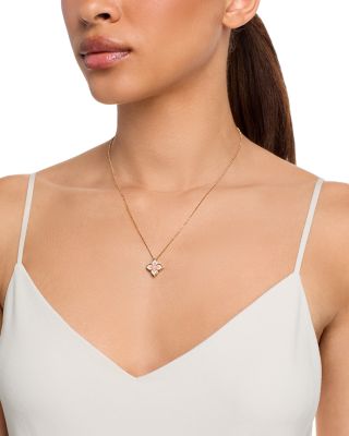 Roberto Coin 18K Yellow Gold Venetian Princess Carnival Pink Opal & Diamond Necklace