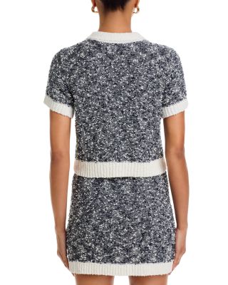 Adalee Cropped Cardigan & Adalee Knit Mini Skirt