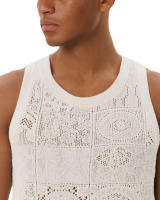 Huxi Open Knit Tank Top