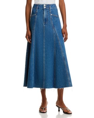 Alix Denim Circle Skirt