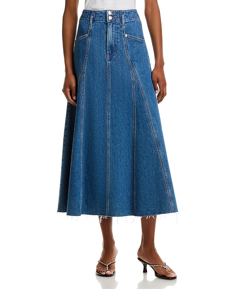 Veronica Beard Alix Denim Circle Skirt