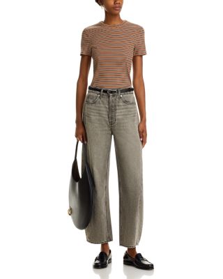 Ryder High Rise Barrel Jeans in Volcanic Dust