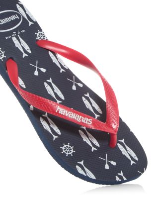 Men's Top Nautical Flip-Flop Sandals